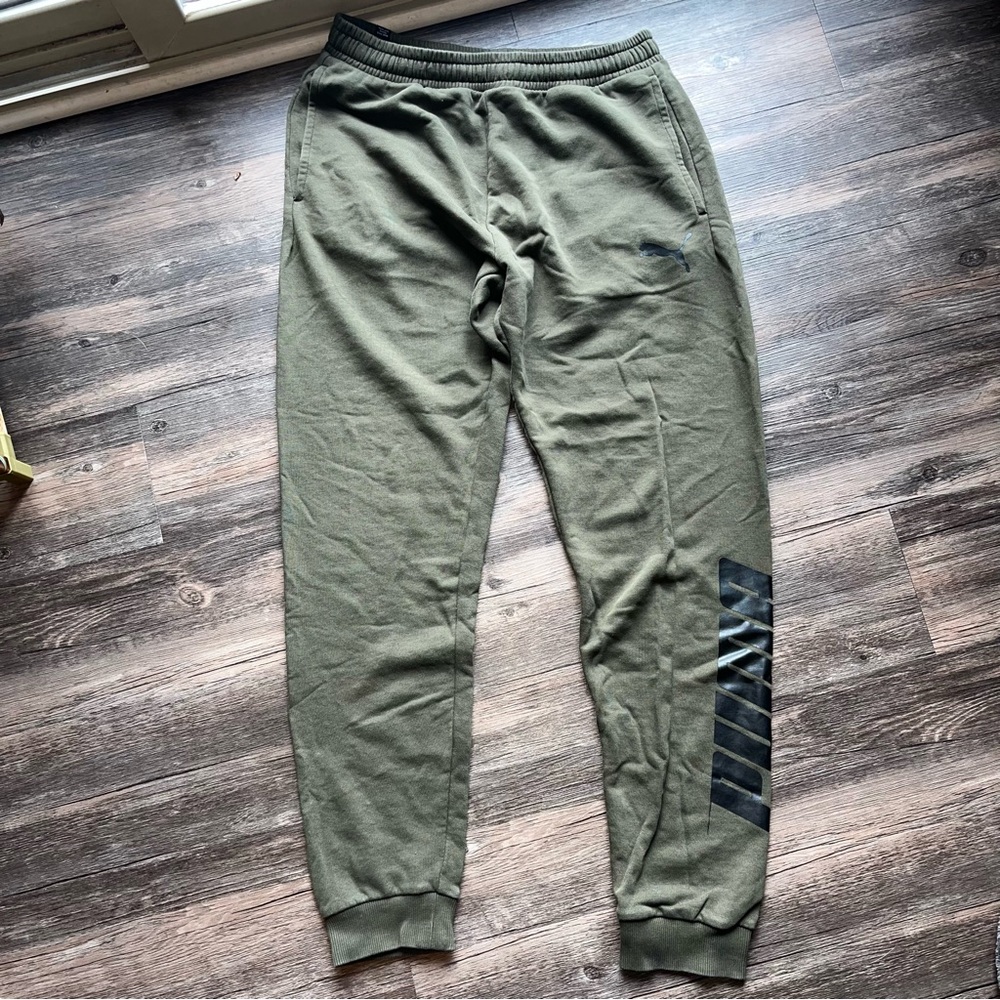 Puma Green Joggers